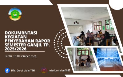 Dokumentasi Penyerahan Rapor Semester Ganjil TP. 2025/2026